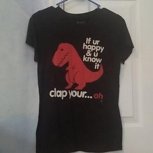 If ur happy & u know it clap your... oh shirt